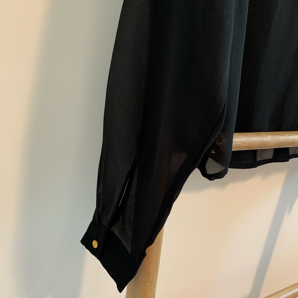 H&M black see-through blouse - Picture 9 of 9